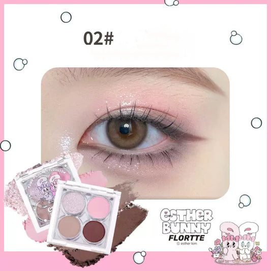 Flortte Four Color Eyeshadow Palette 4g