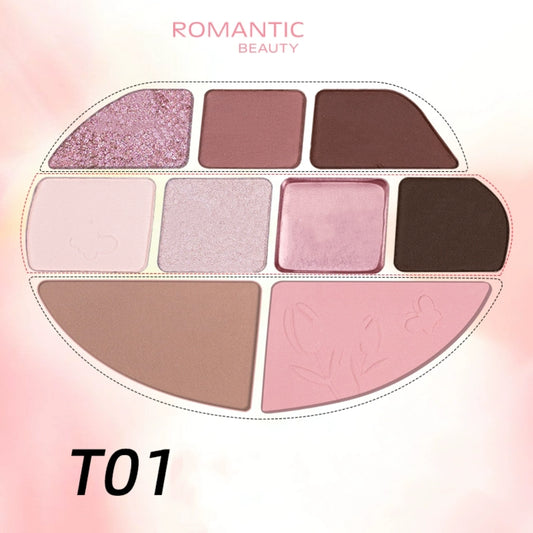 Romantic Beauty RMT 9 Shade Makeup Palette 14g