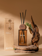 Citta West Moss Earth Tall Square Bottle Reed Diffuser 150ml