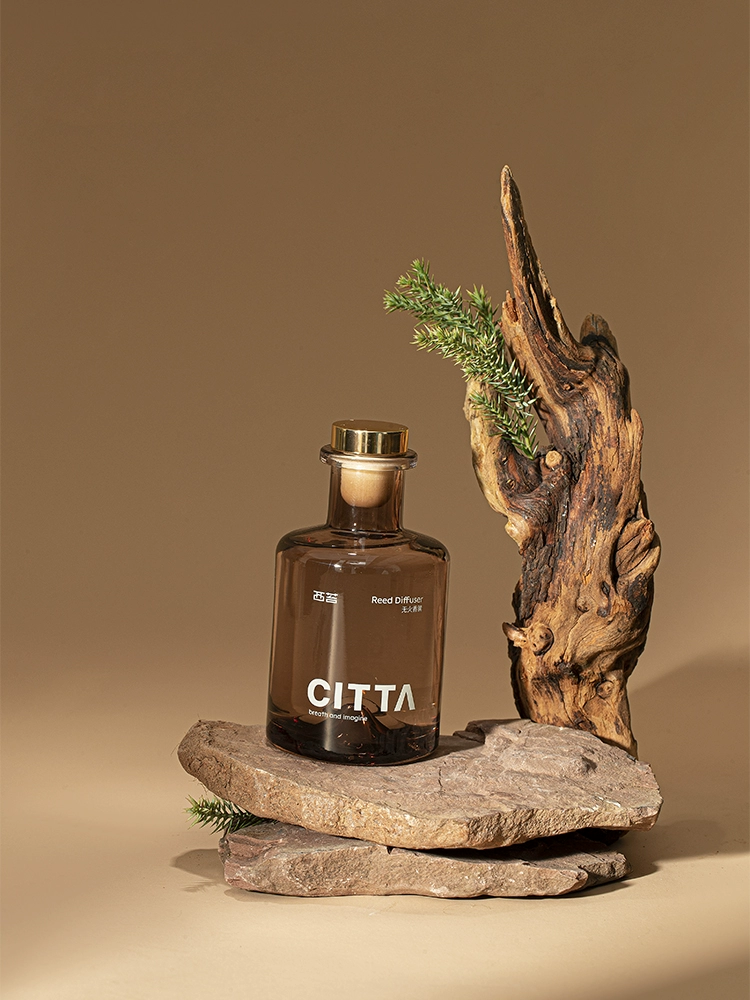 Citta West Moss Earth Round Bottle Reed Diffuser 200ml