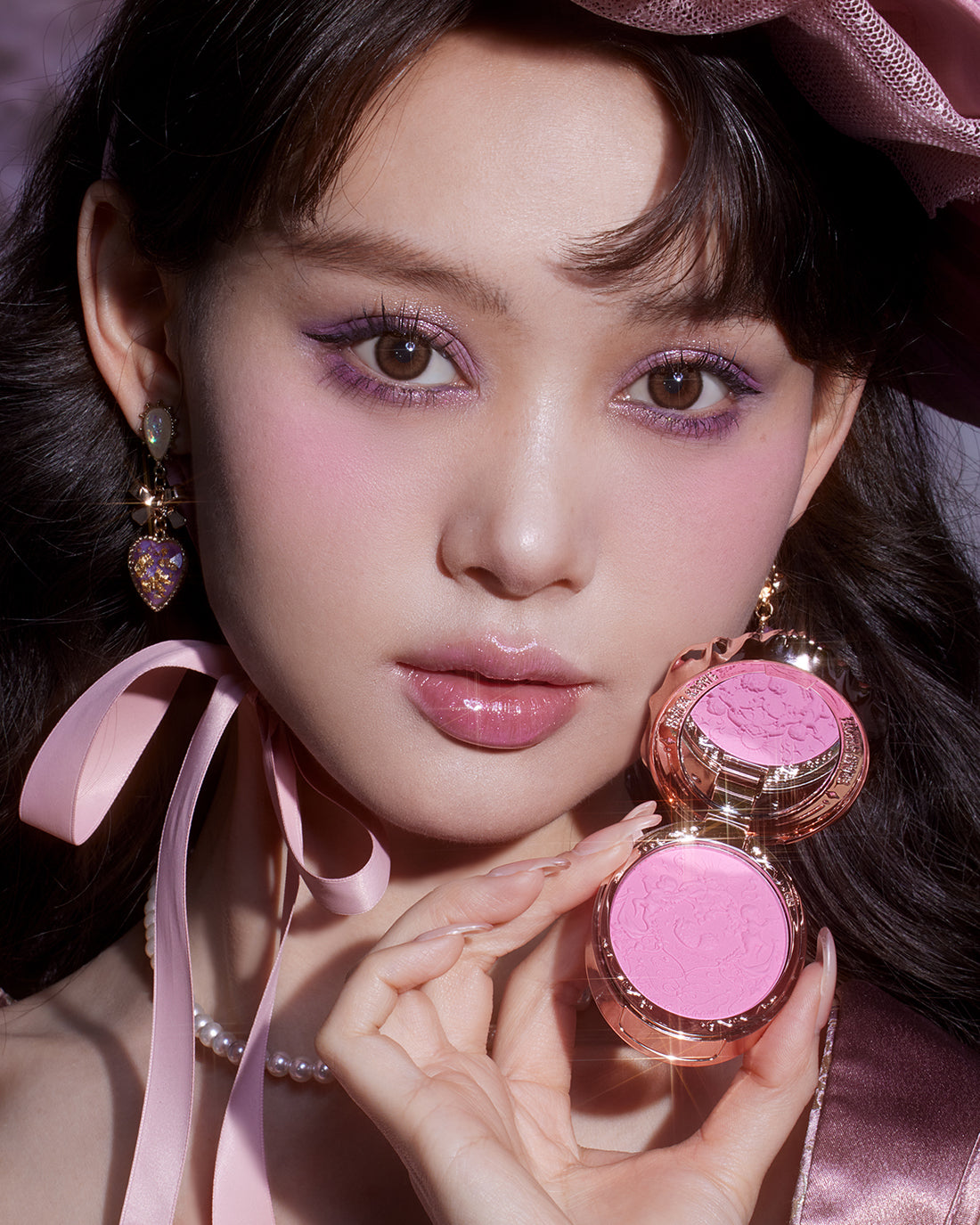 Flower Knows Strawberry Rococo Series Embossed Blush