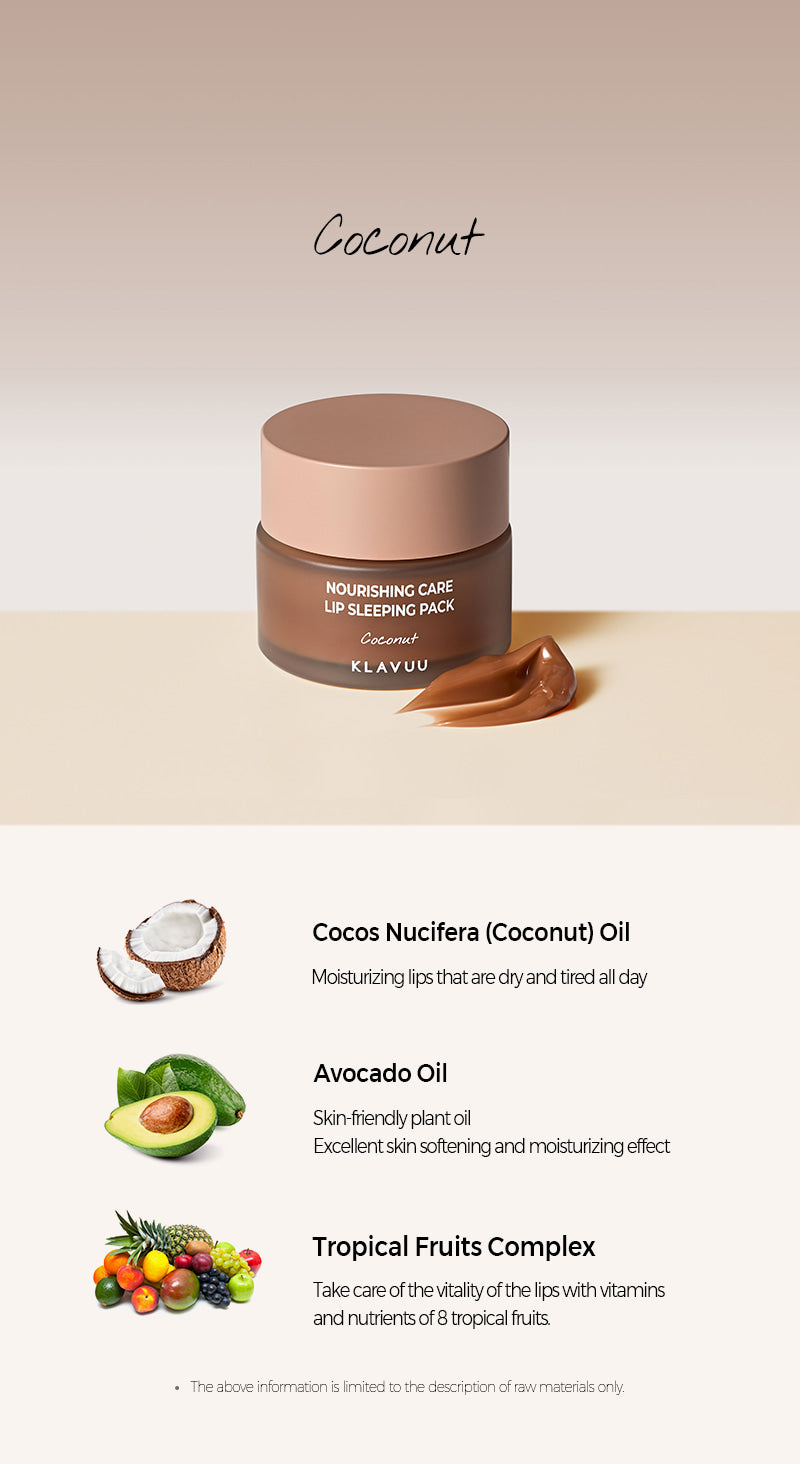 Klavuu Nourishing Care Lip Sleeping Pack 20g