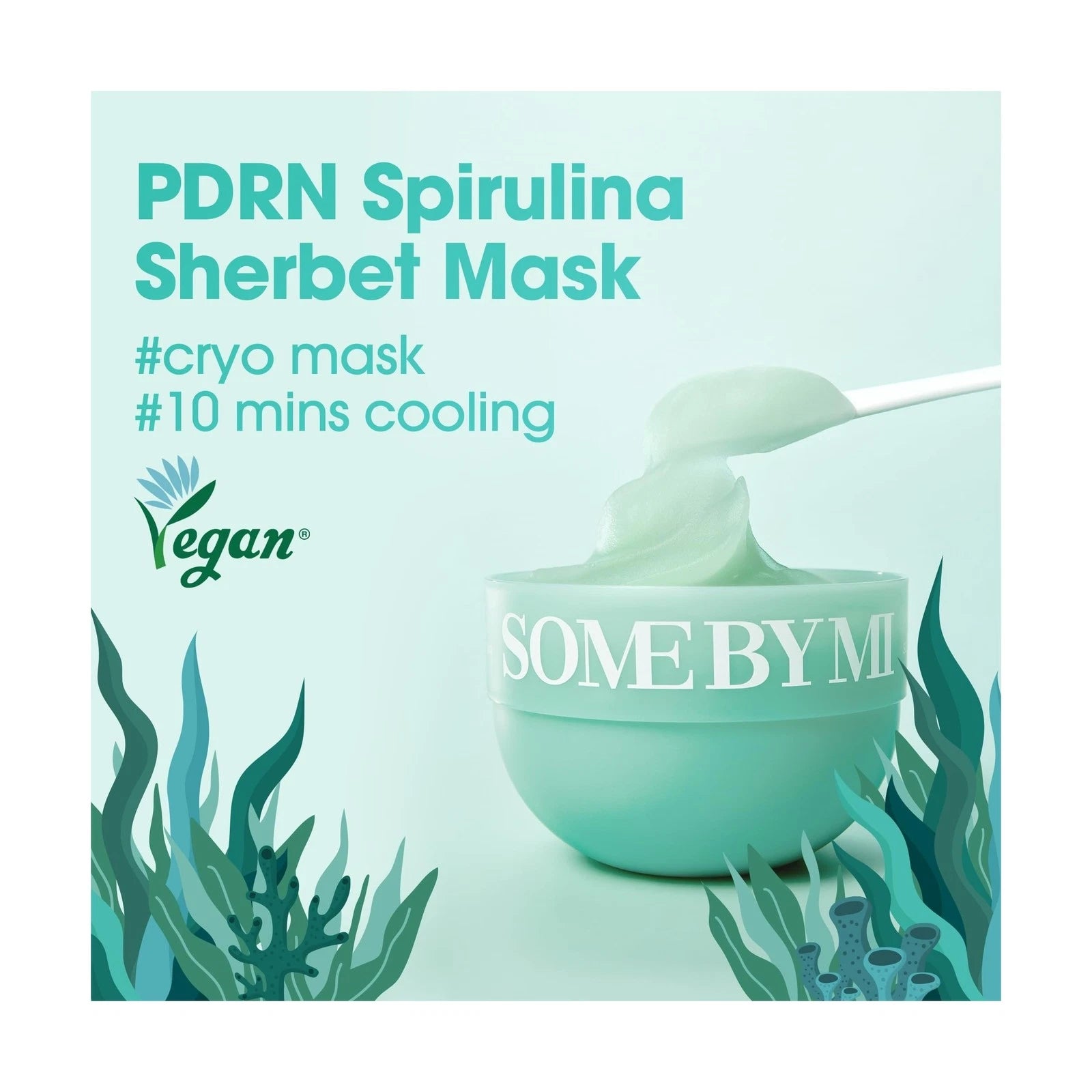 Some By Mi Spirulina Pdrn Soothing Sherbet Mask 1g*10ea