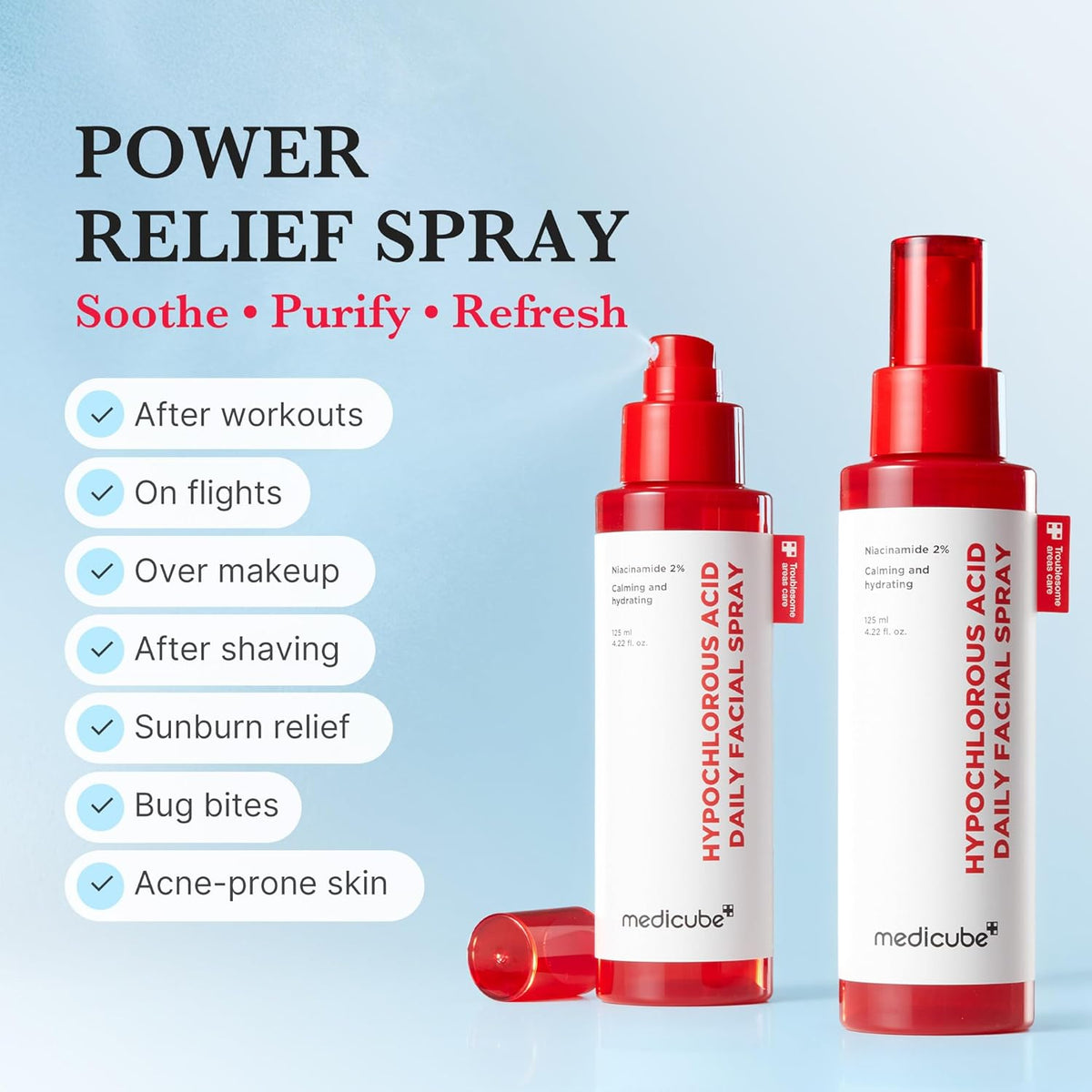 Medicube Hypochlorous Acid Daily Facial Spray 125ml