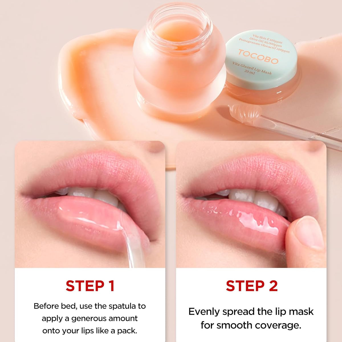 TOCOBO Vita Glazed Lip Mask Blister