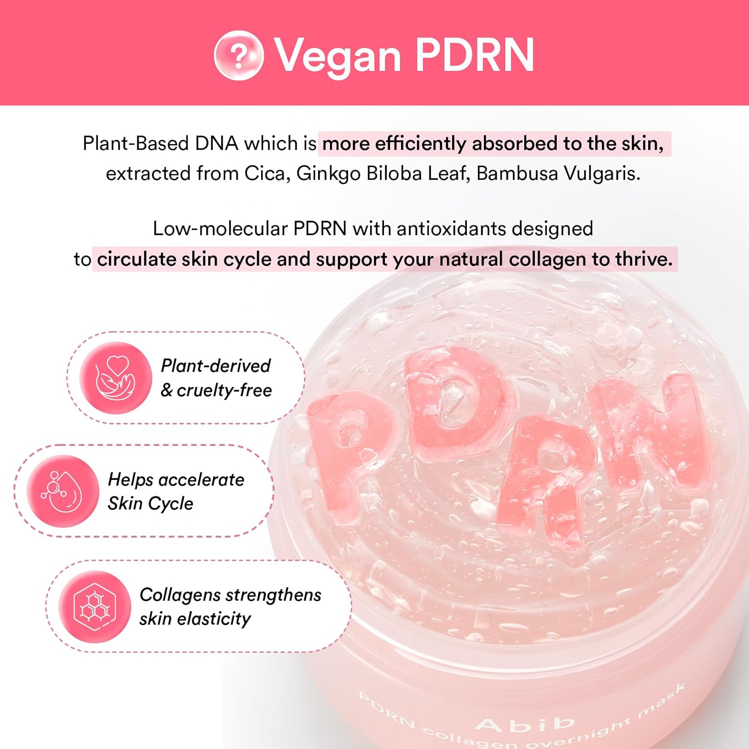 Abib PDRN Collagen Overnight Mask Firming Jelly 80ml