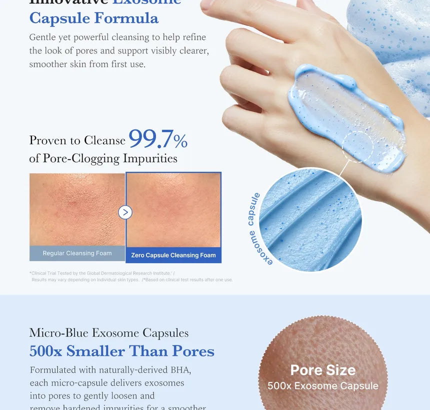 Medicube Zero Pore Clearing Capsule Cleansing Foam 120g