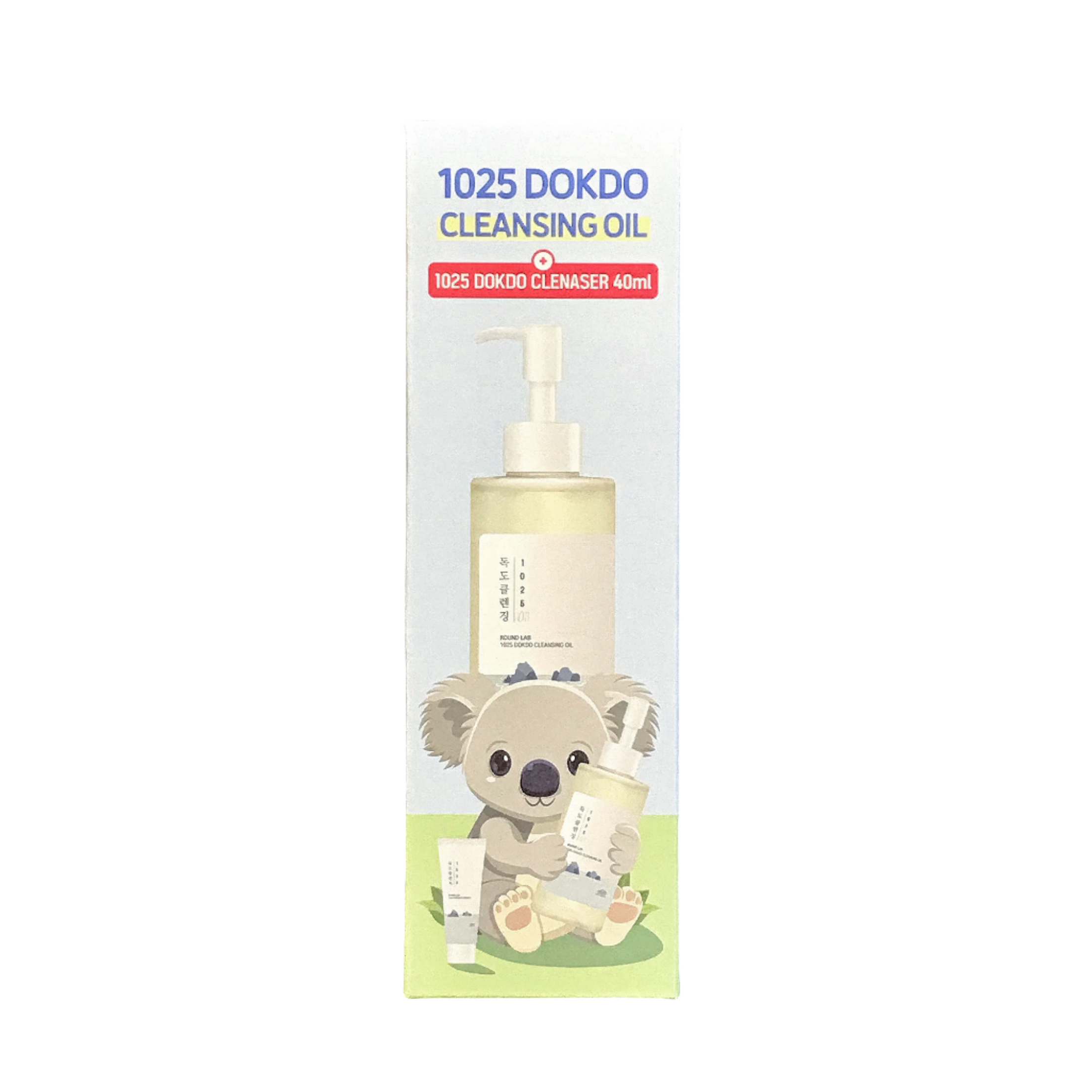 Round Lab Set 2 Dokdo Cleansing Oil 200ml+ Dokdo cleanser 40ml