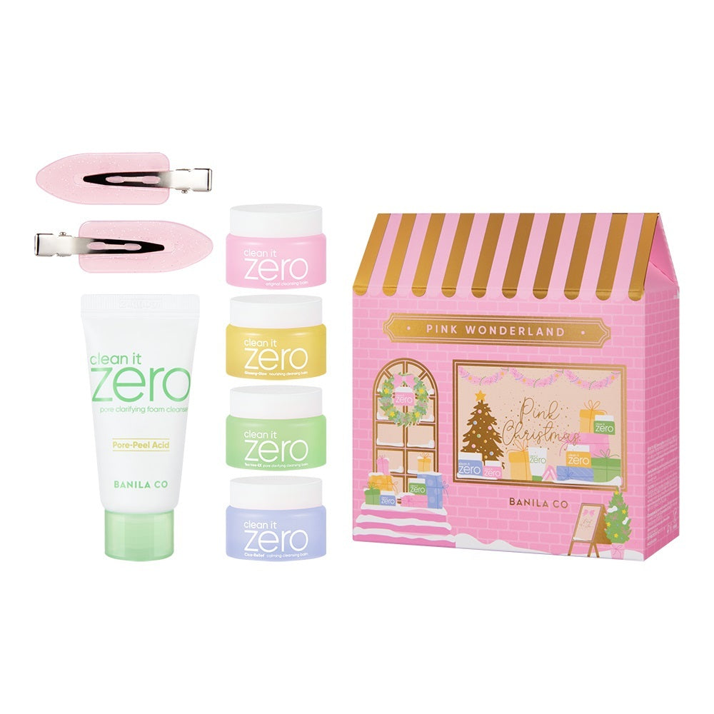 Banila Co Clean It Zero Pink Wonderland Set 7ml*4+15ml+2ea