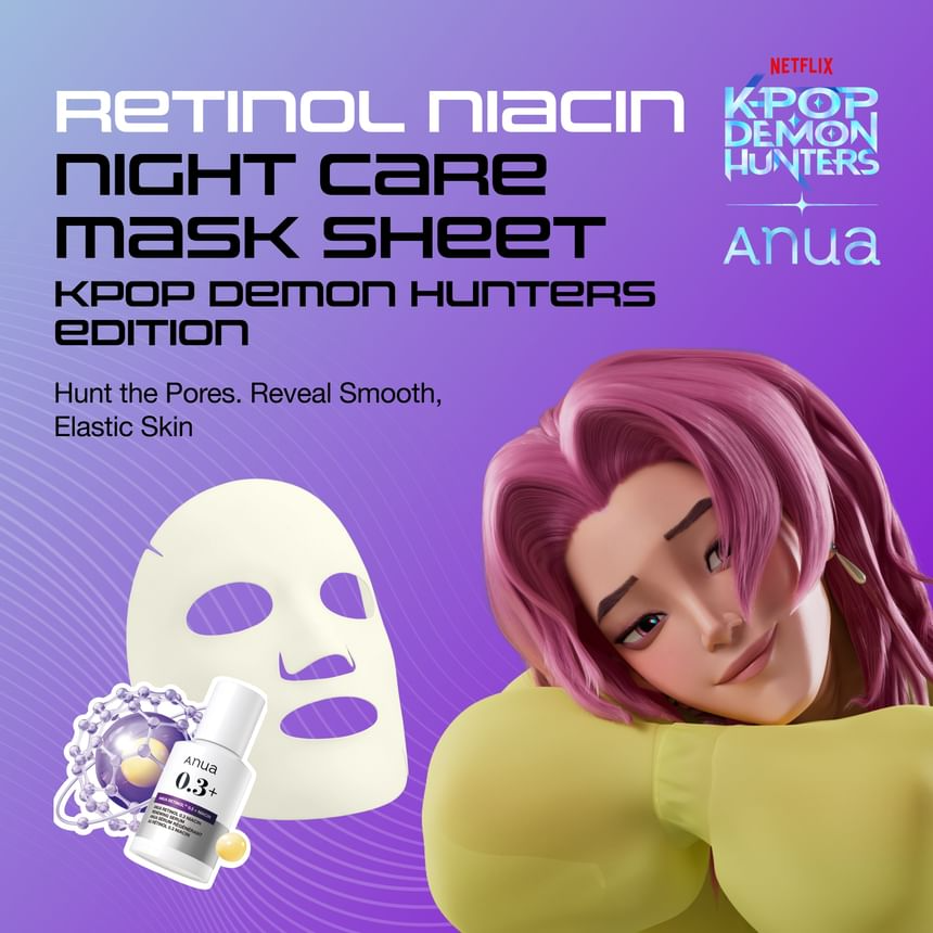 Anua X KDH Retinol Niacin Night Care Mask 1Pc