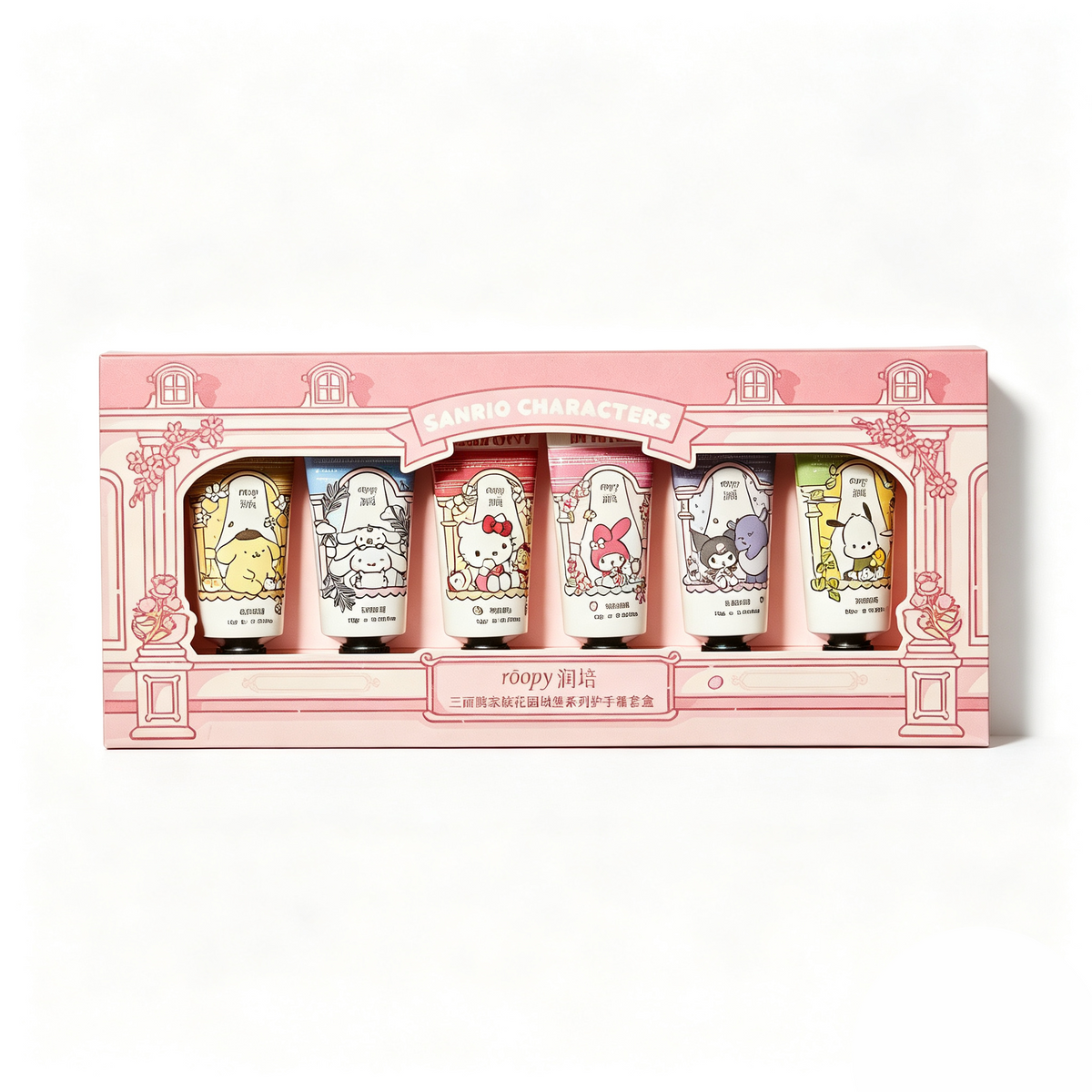 Roopy X Sanrio Crossover Hand Cream Set 6 x 12g