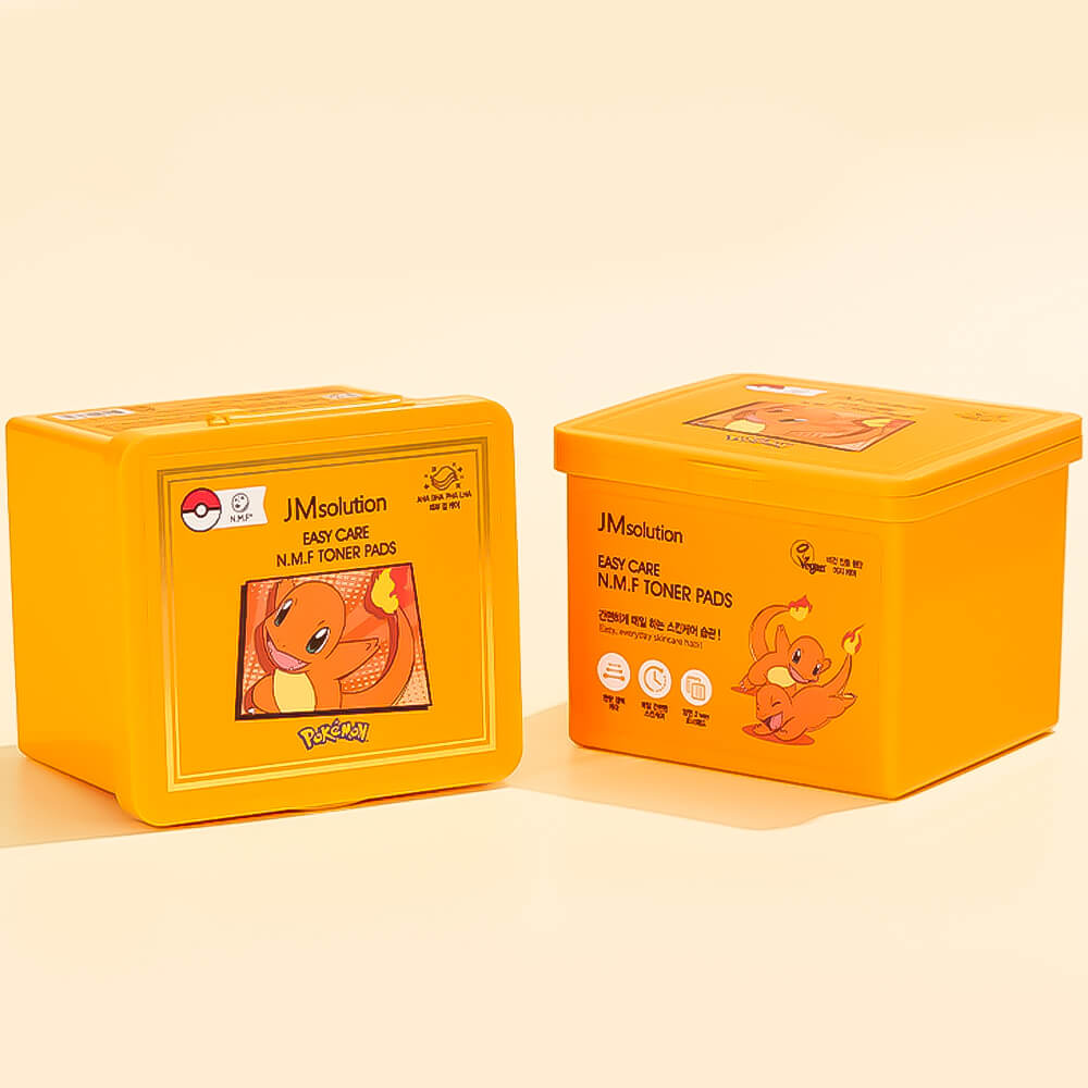 JM Solution Easy Care N.M.F Toner Pads  X Pokemon
Charmander 200ml 70pcs