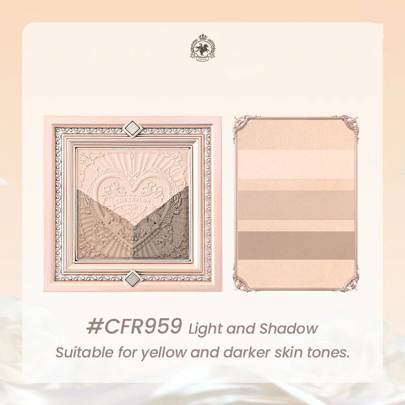 Cheerflor Brilliant Secret Series 3-Color Frame Contouring Palette