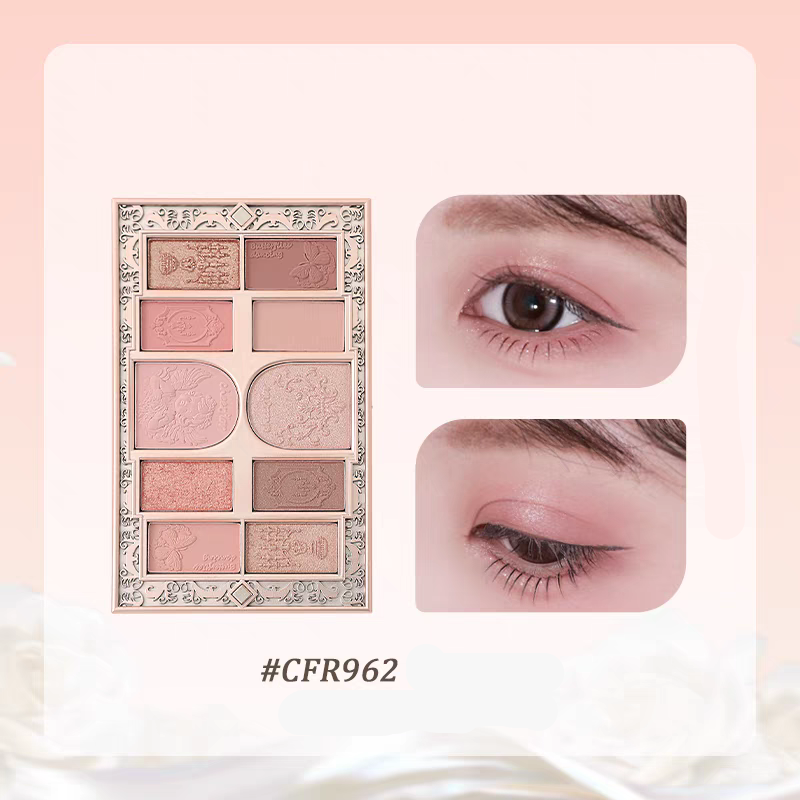 Cheerflor Brilliant Secret Series 10-Color Frame Eyeshadow Palett