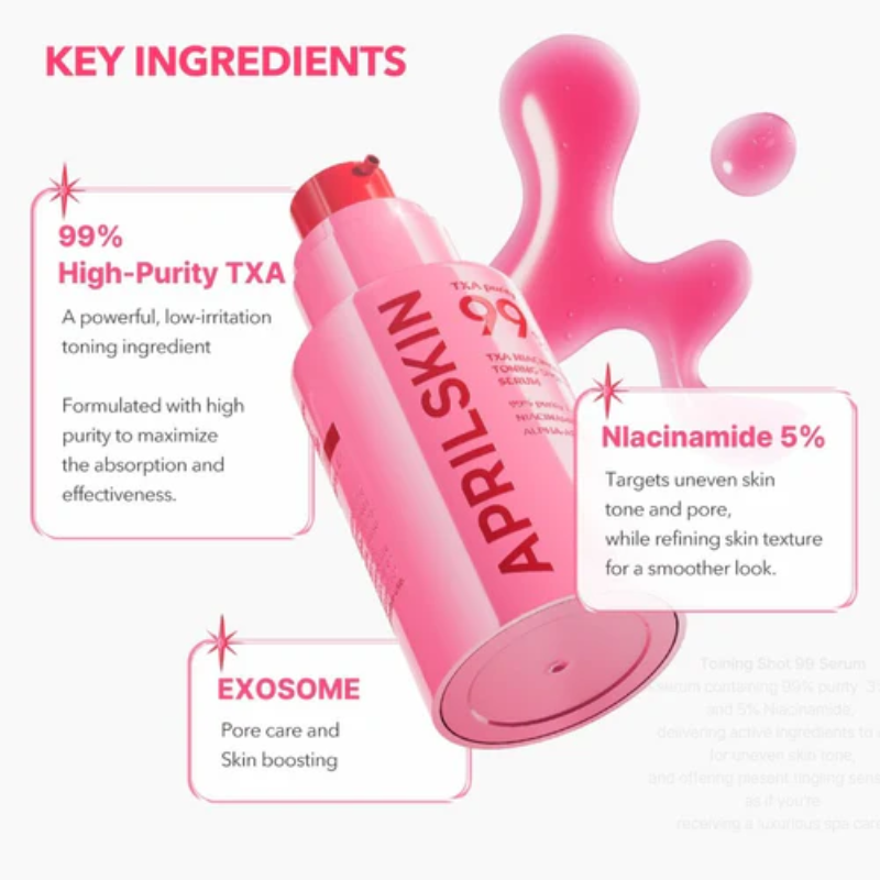 April Skin Txa Niacinamide Toning Shot 99 Serum 30ml