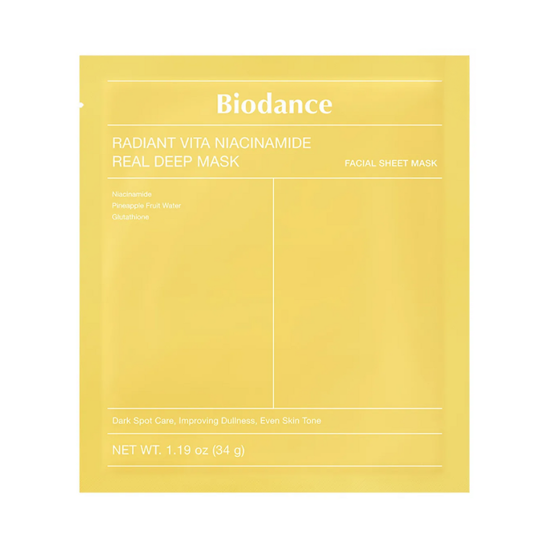 Biodance Radiant Vita Niacinamide Real Deep Mask 1Pcs