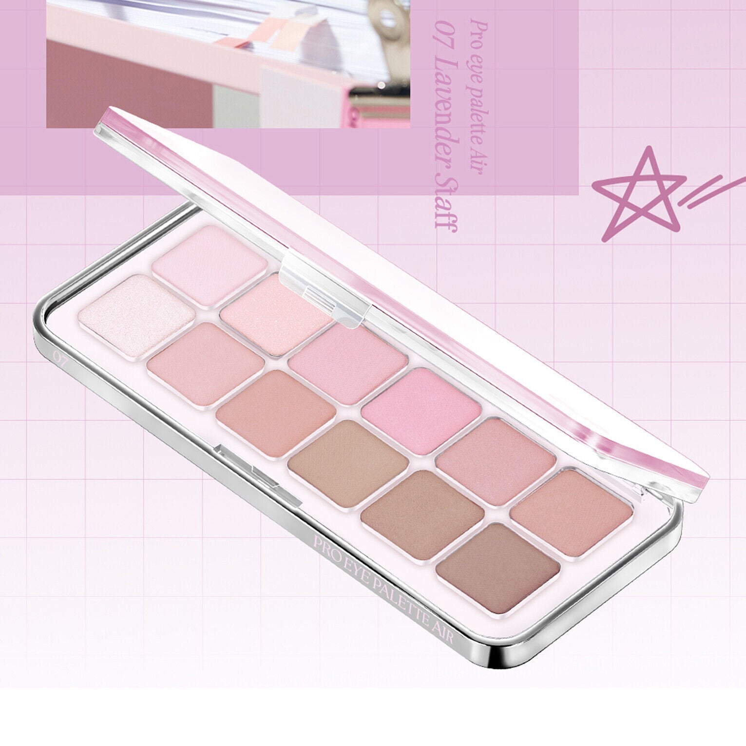 Clio Pro Eye Palette Air 07 Lavender Staff
