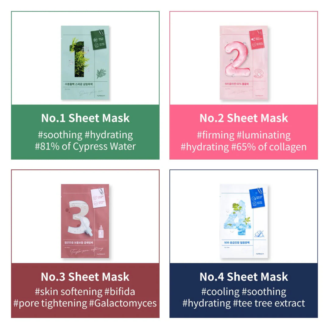 Numbuzin Sheet Mask 1pc