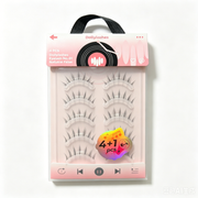 Dollylashes Eyelash No.01 Natural False Four pair