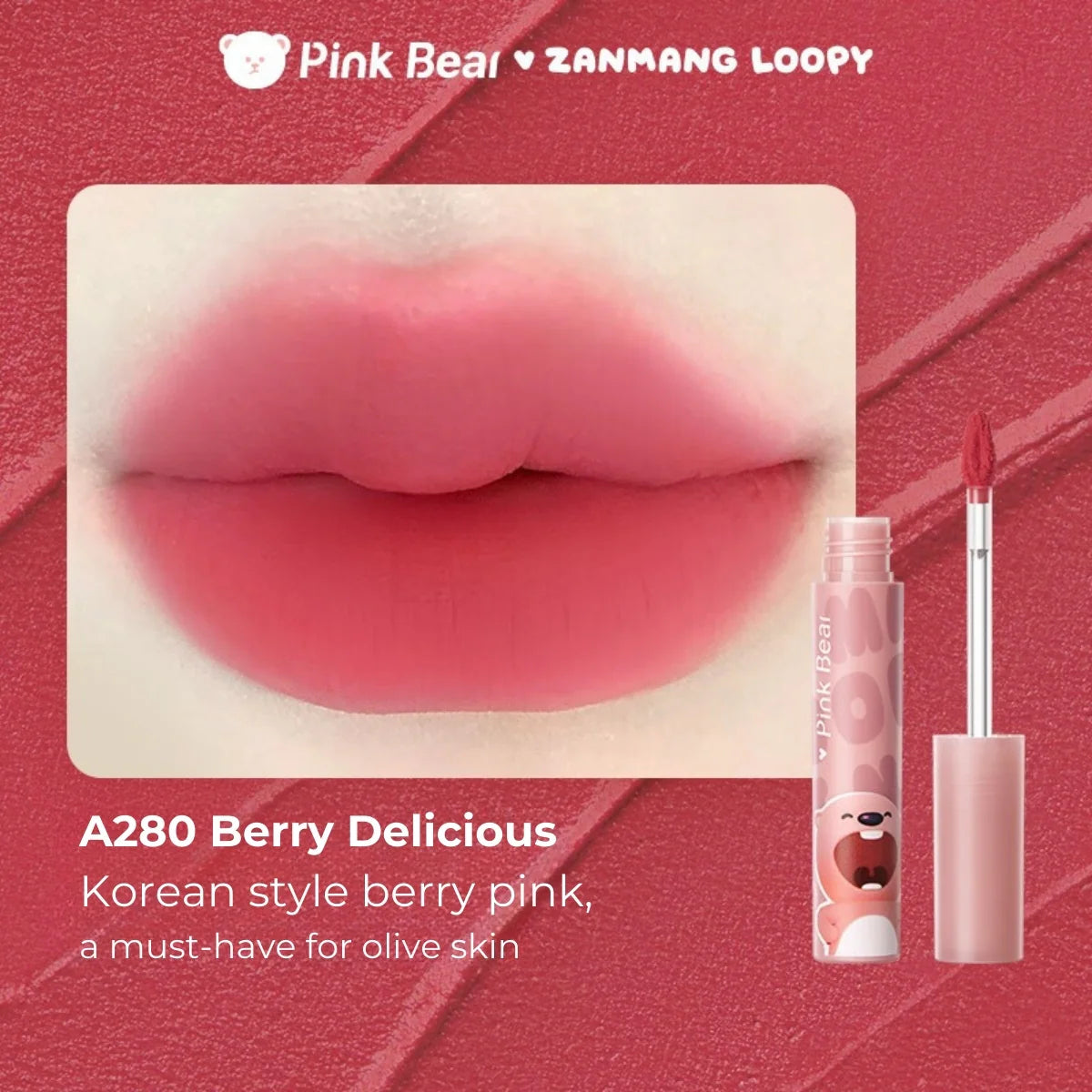 Pink Bear x Zanmang Loopy Limited