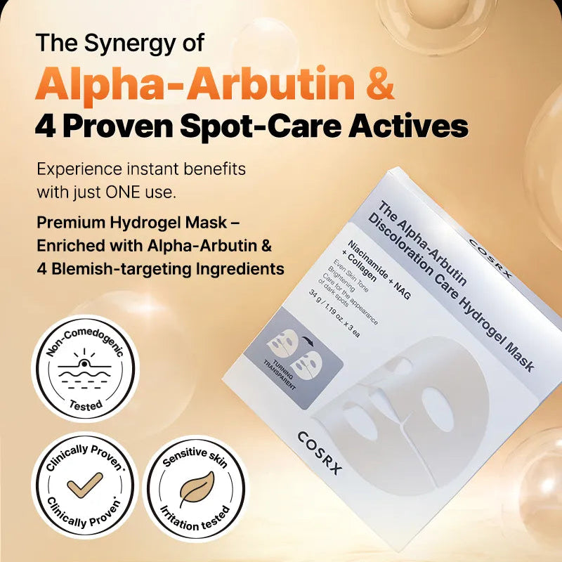 Cosrx Arbutin Discoloration Hydrogel Mask 1Pc