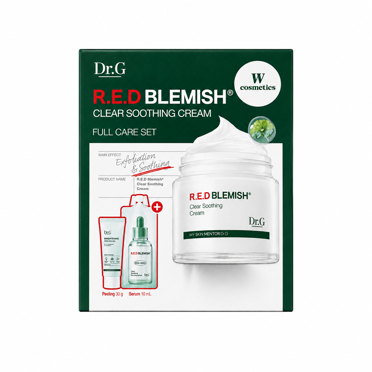 Dr.G R.E.D Blemish Clear Soothing Cream Set 70+30+10
