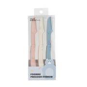 BA L-B015 Foldable Precision Eyebrow Trimmer 3pc