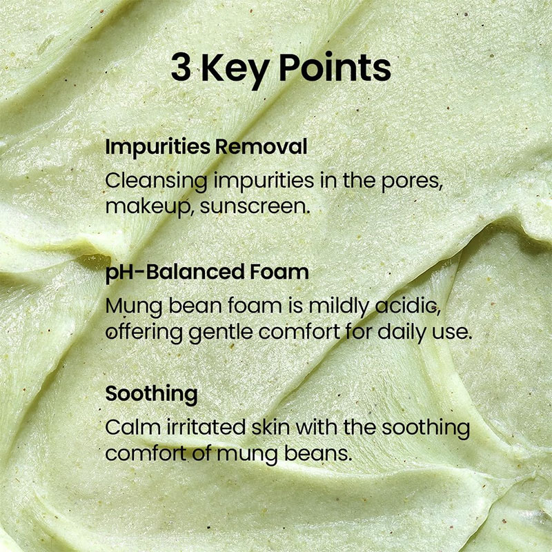 Beplain Mung Bean PH-Balanced Cleansing Foam 160ml