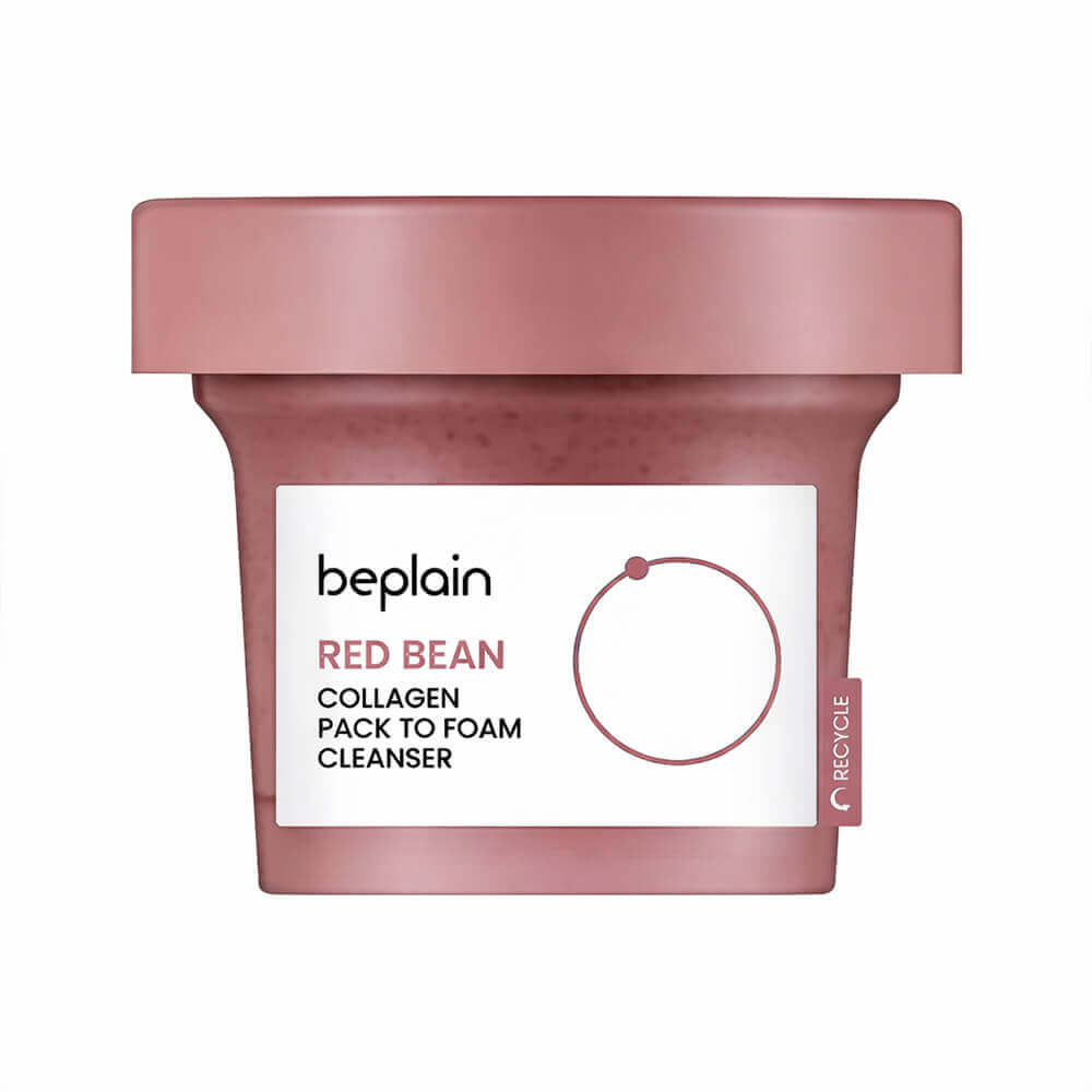 Beplain Red Bean Collagen Pack To Foam Cleanser 100ml