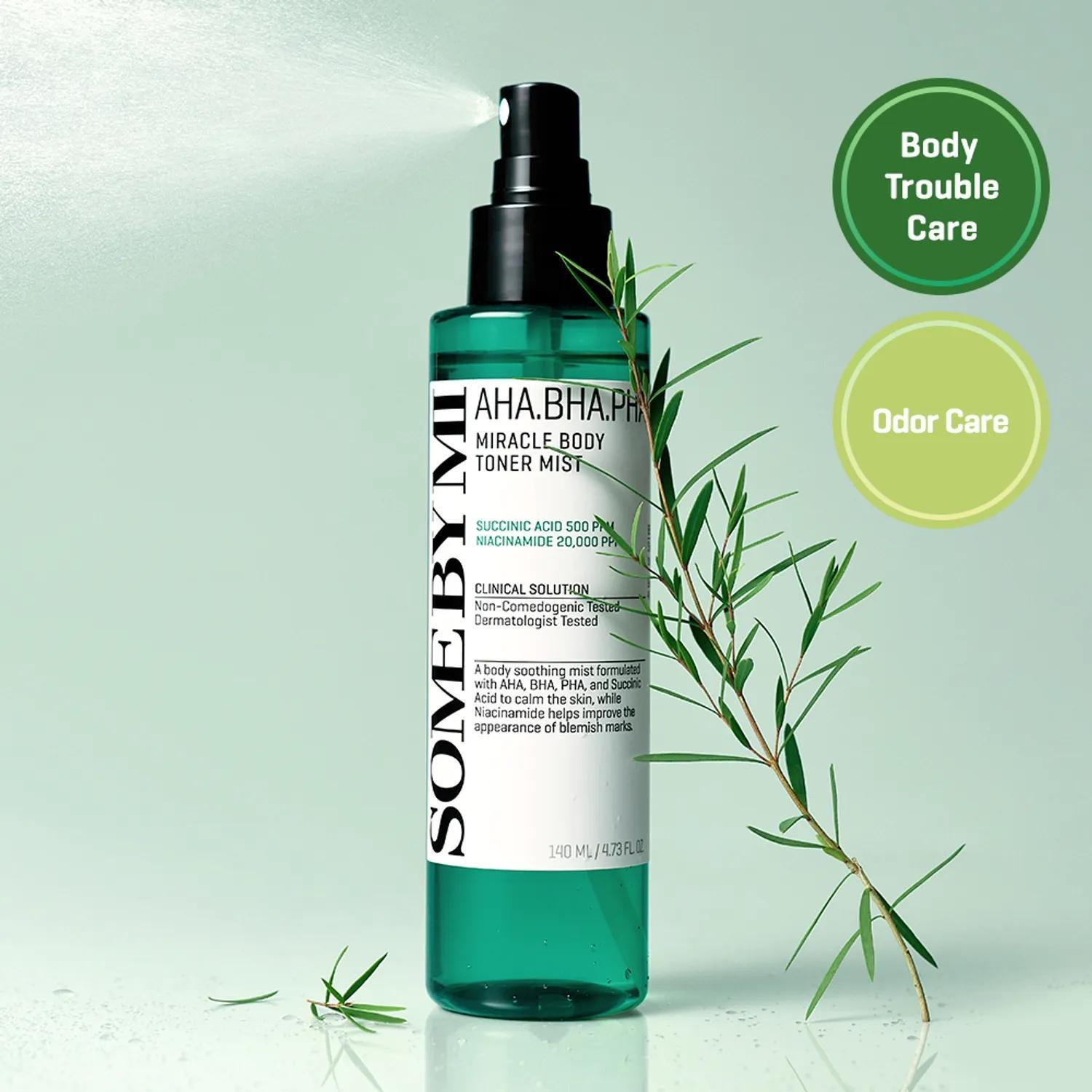 Some By Mi AHA BHA PHA Miracle Body Toner Mist 140ml
