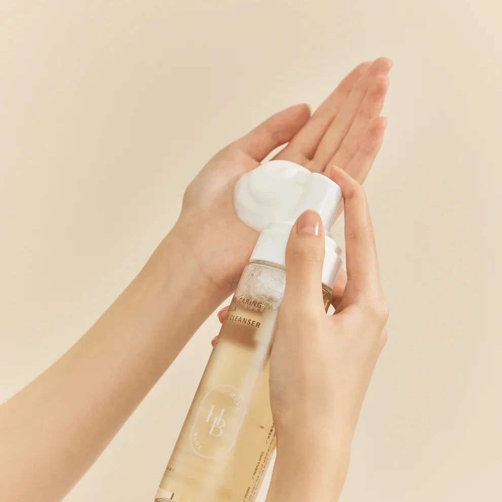 Heveblue Salmon Caring Centella Bubble Cleanser 200ml