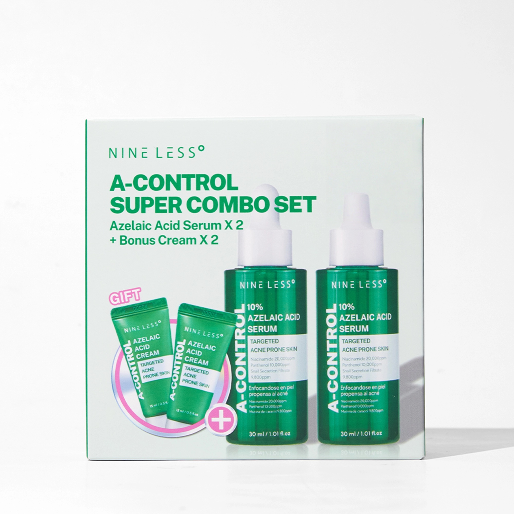 Nineless Azelaic Acid Serum Duo Set