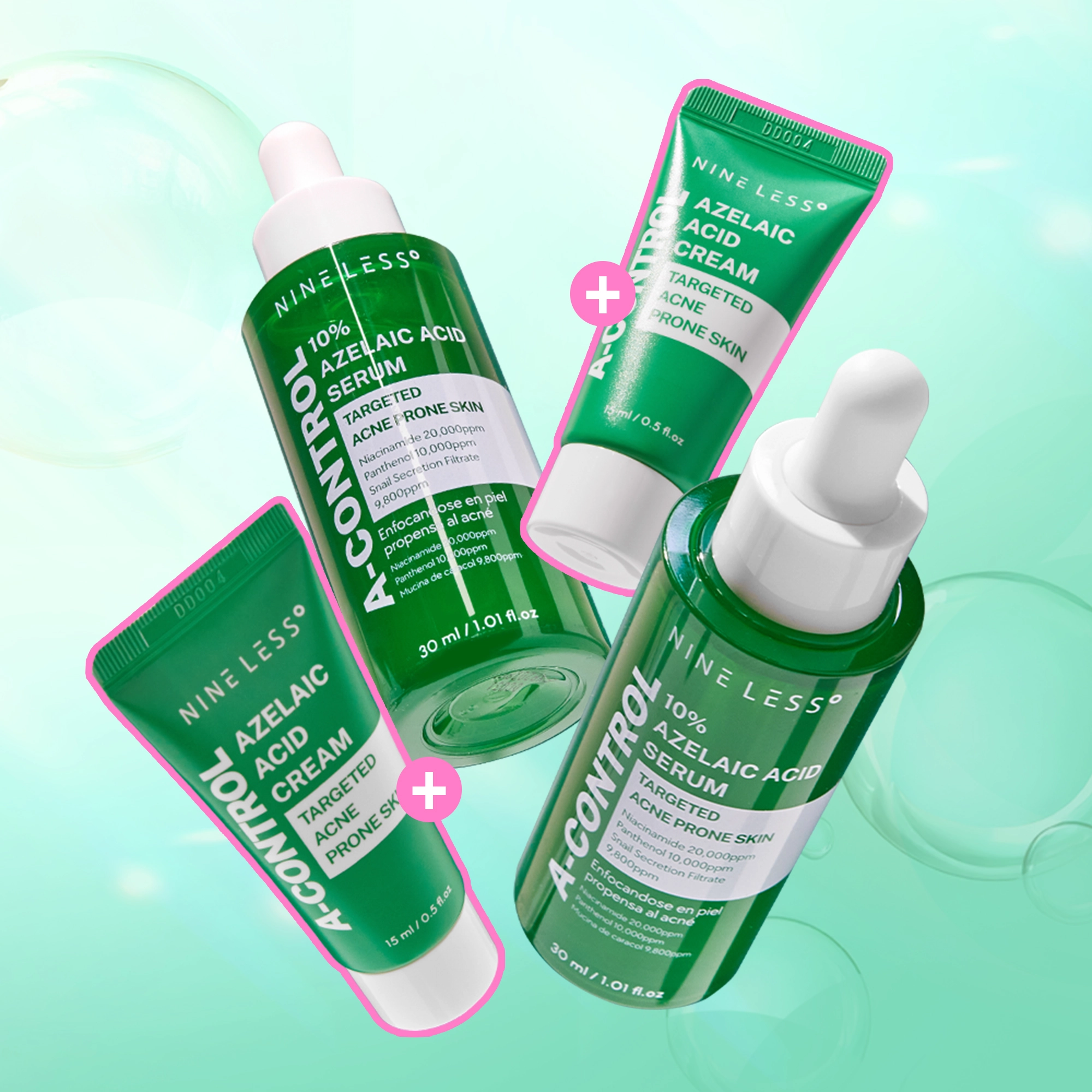 Nineless Azelaic Acid Serum Duo Set