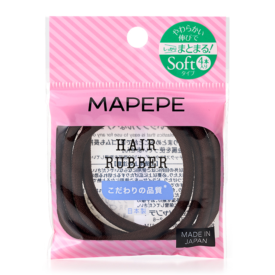 Mapepe Soft Hair Rubber 4P
