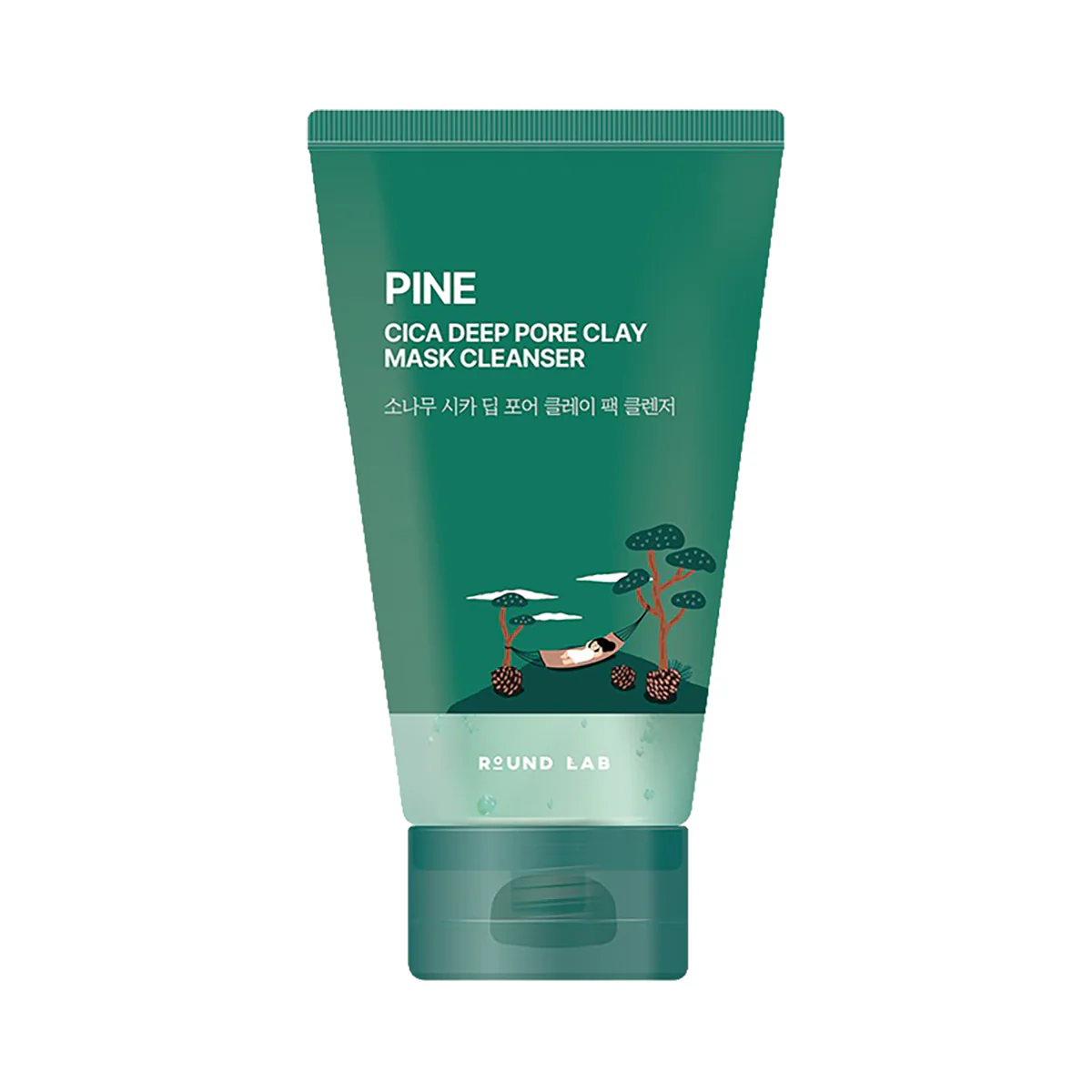 Round Lab Pine Cica Deep Pore Clay Mask Cleanser 150ml
