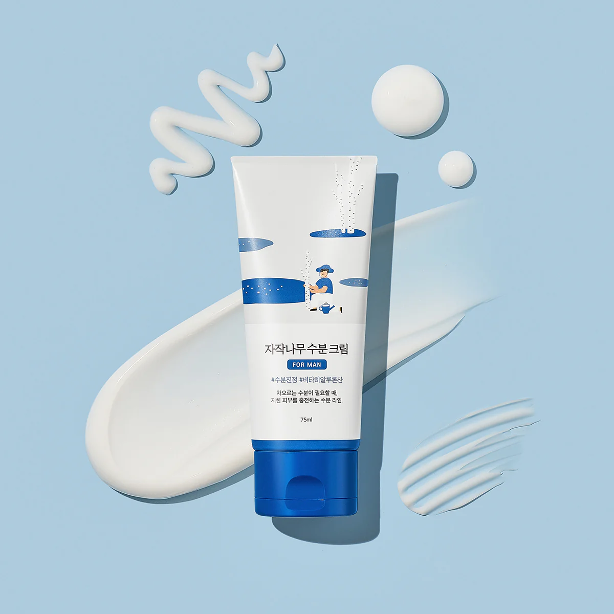 Round Lab For Men Birch Juice Moisturizing Cream 75ml
