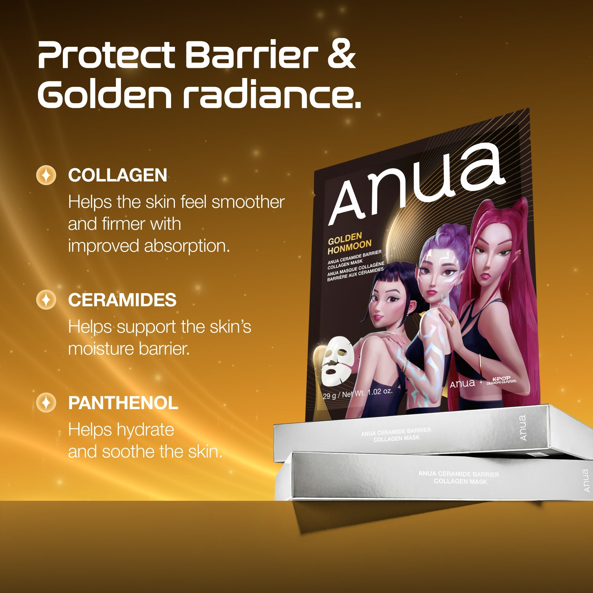 Anua X KDH Ceramide Barrier Collagen Mask 29g 1Pc