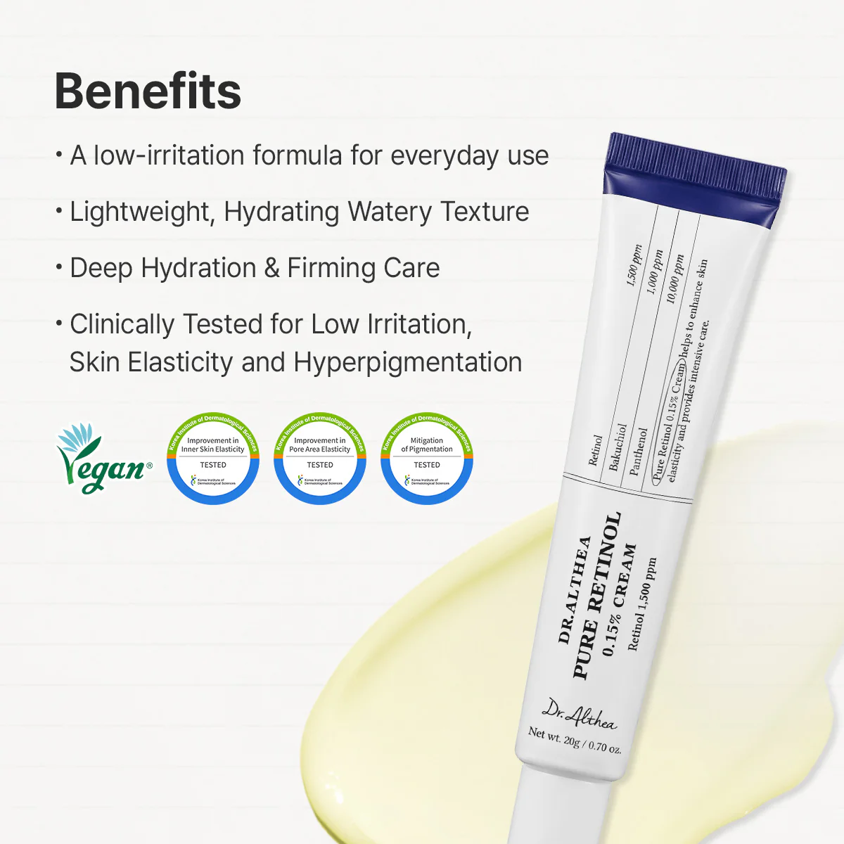 Dr. Althea Pure Retinol 0.15% Cream 20g
