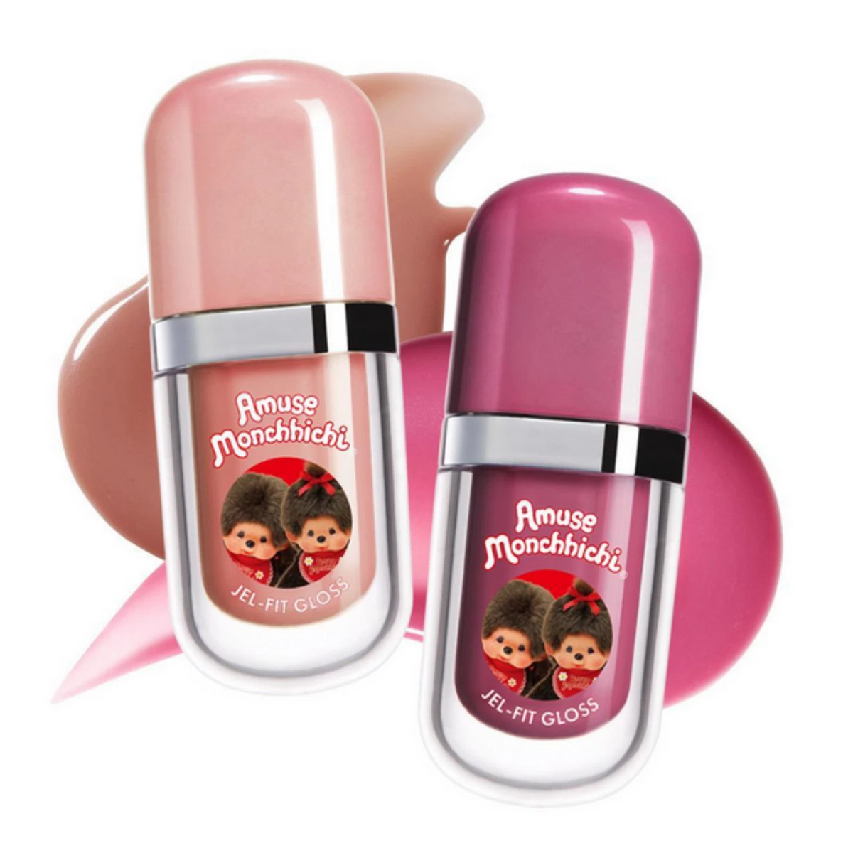 Amuse X Monchhichi Jel-Fit Gloss Set