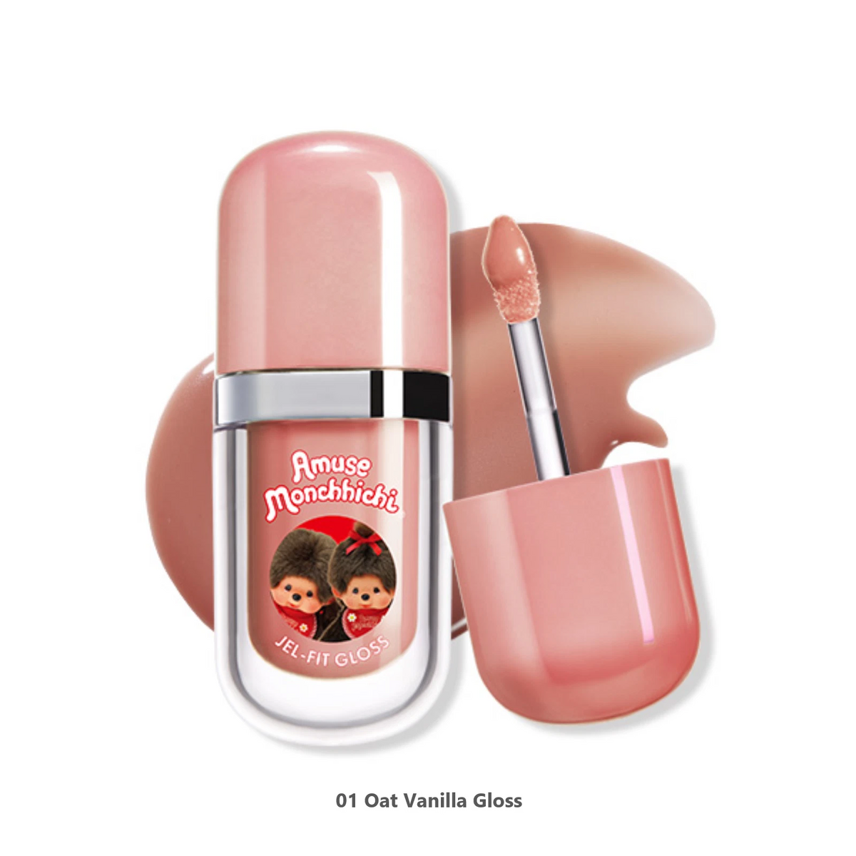 Amuse X Monchhichi Jel-Fit Gloss Set