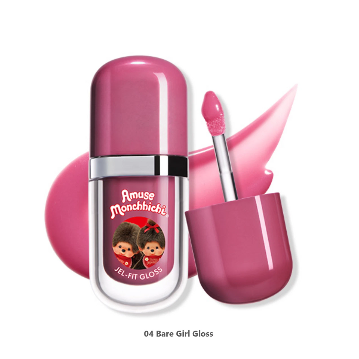 Amuse X Monchhichi Jel-Fit Gloss Set