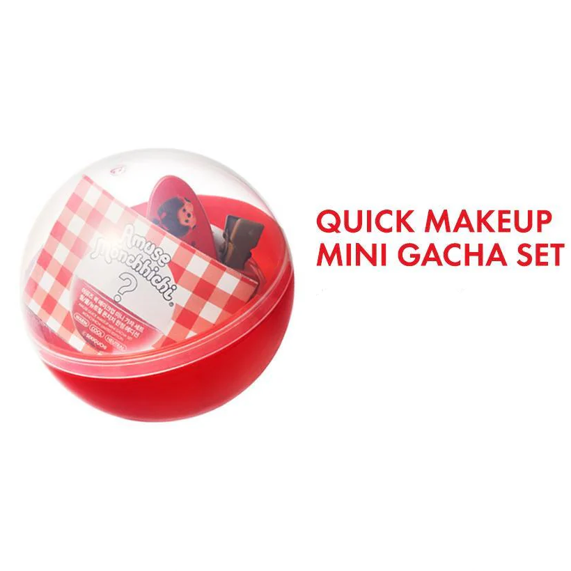 Amuse X Monchhichi Quick Makeup Mini Gacha Set