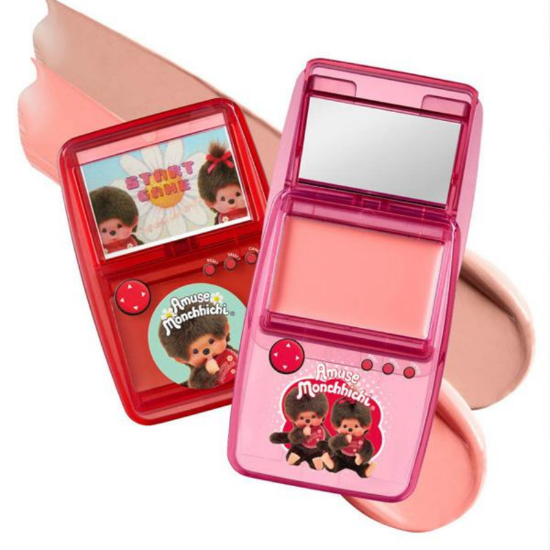 Amuse X Monchhichi Game Station Lip & Cheek Healthy Balm