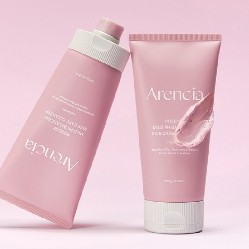 Arencia Rosehip Mild PH Balancing Rice Cake Cleanser 150g
