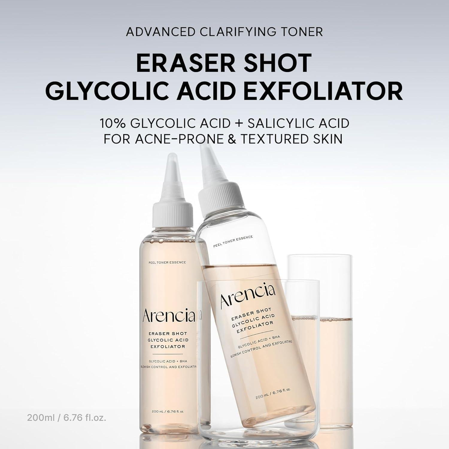 Arencia Eraser Shot Glycolic Acid Exfoliator 200ml
