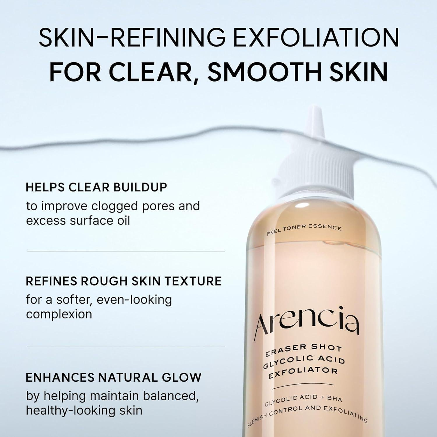Arencia Eraser Shot Glycolic Acid Exfoliator 200ml
