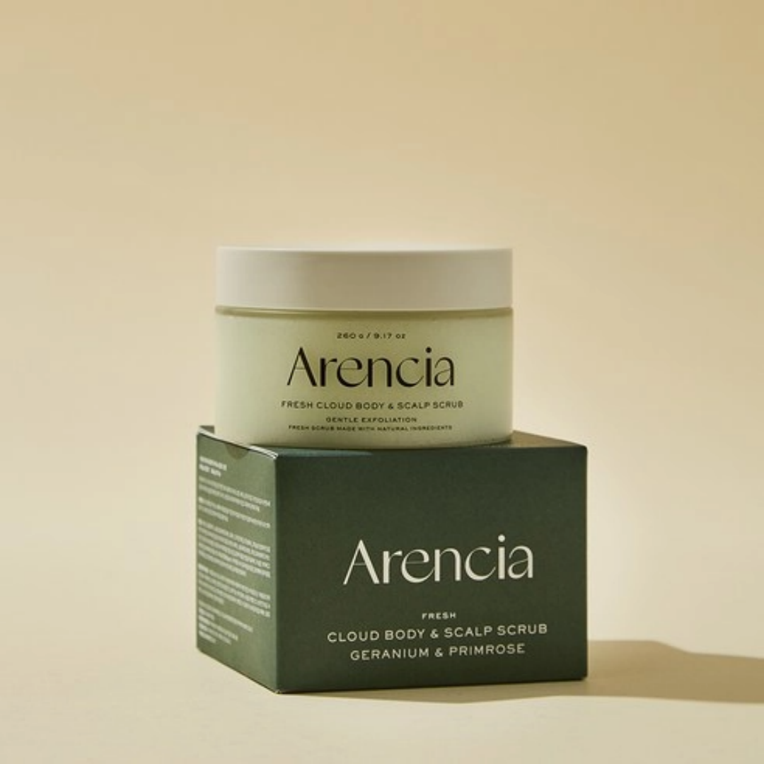Arencia Fresh Cloud Body & Scalp Scrub 260g
