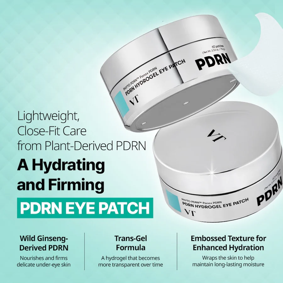 VT Cosmetics PDRN Hydrogel Eye Patch 60Pcs