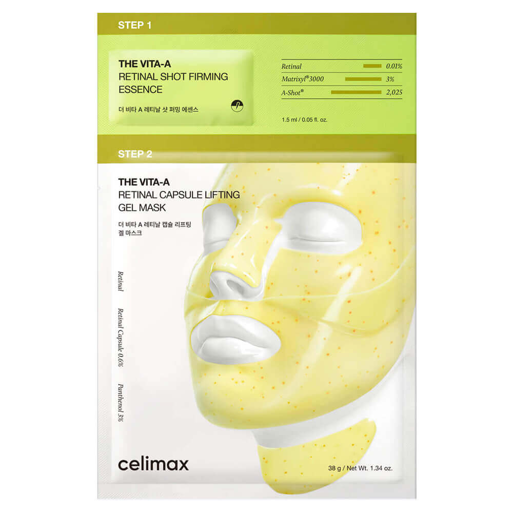 Celimax The Vita-A Retinal Shot Tightening 2-Step Gel Mask 1Pcs