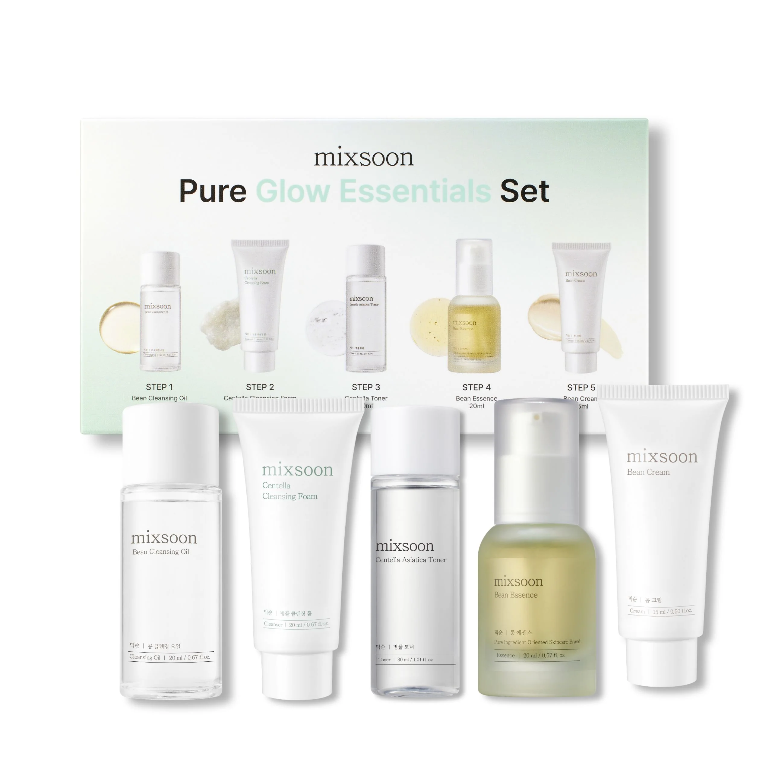 Mixsoon Pure Glow Essentials Set